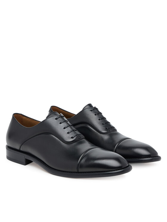BOSS Туфлі BOSS Derrek Oxfr Bupi 50546997 Чорний