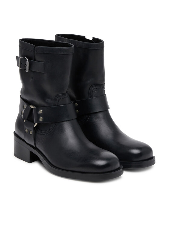 Tommy Jeans Stivaletti Tommy Jeans Tjw Biker EN0EN02811 Nero