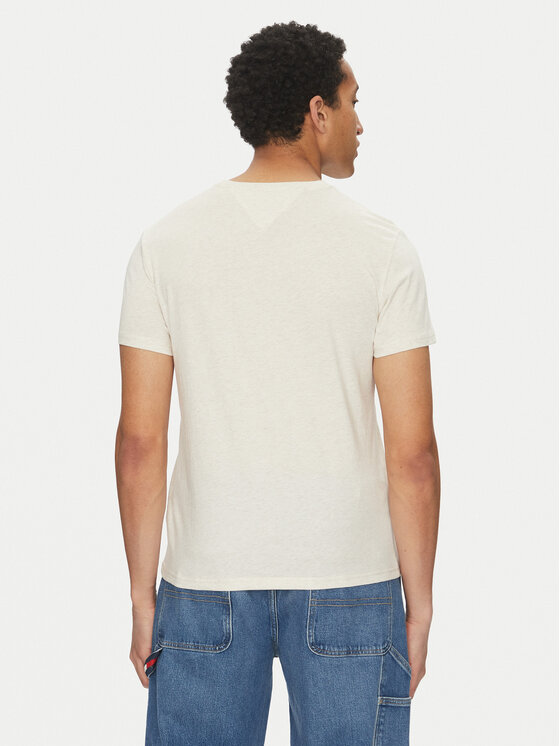 Tommy Jeans Tommy Jeans T-shirt Entry Graphic DM0DM20779 Bež Slim Fit