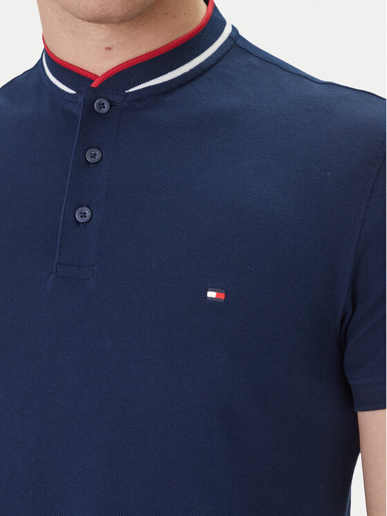 Tommy Hilfiger Tommy Hilfiger Polo Mao MW0MW34752 Azul marino Slim Fit