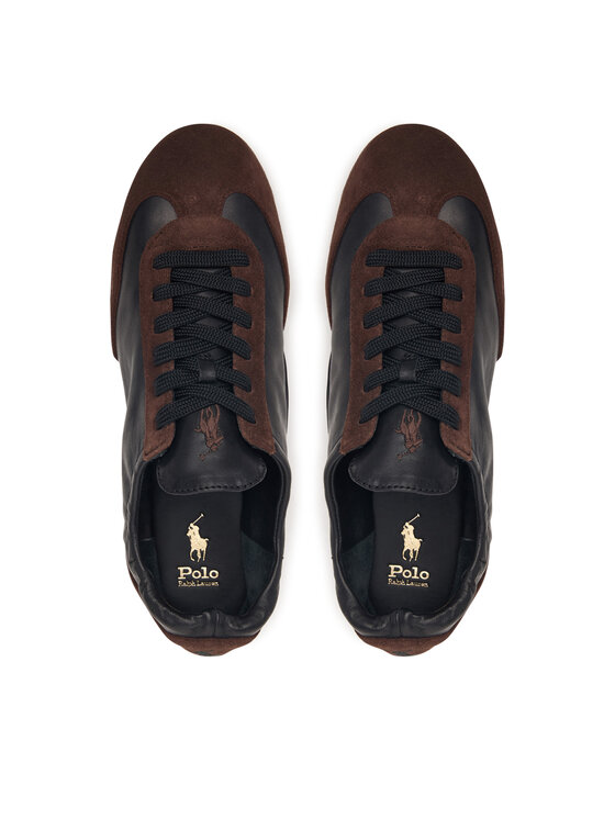 Polo Ralph Lauren Sneakersy Polo Ralph Lauren Pony Ballerina 804972893005 Czarny