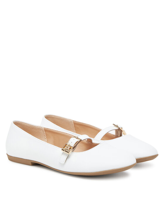 Tommy Hilfiger Balerini Tommy Hilfiger T3A3-33768-0326 S Alb
