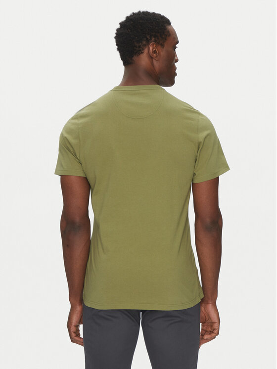 Barbour Barbour Футболка Logo MTS0531OL39 Зелений Tailored Fit