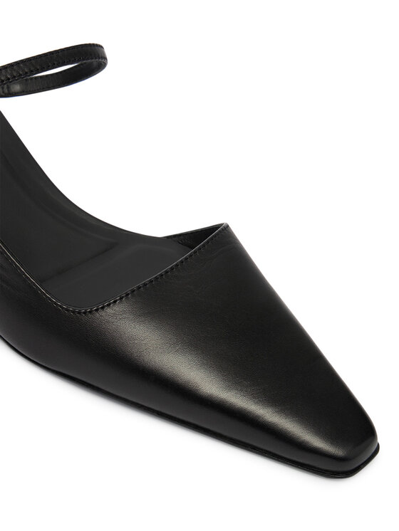 Calvin Klein Klapki Calvin Klein Set Back Heel Pump Lth HW0HW02801 Czarny