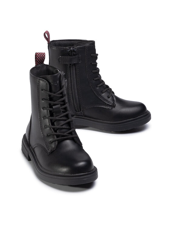 Geox Kozačky Geox J Eclair G. D J049QD 000BC C9999 M Černá