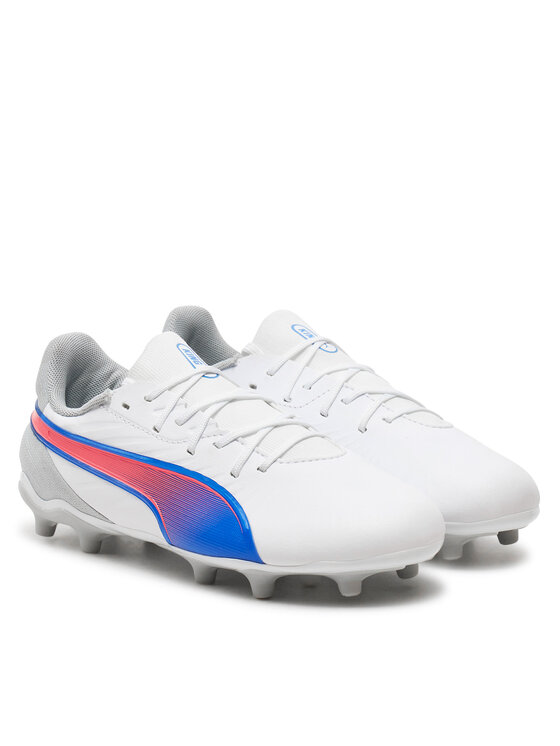 Puma Ghete pentru fotbal Puma KING MATCH FG/AG Jr 108048 Alb