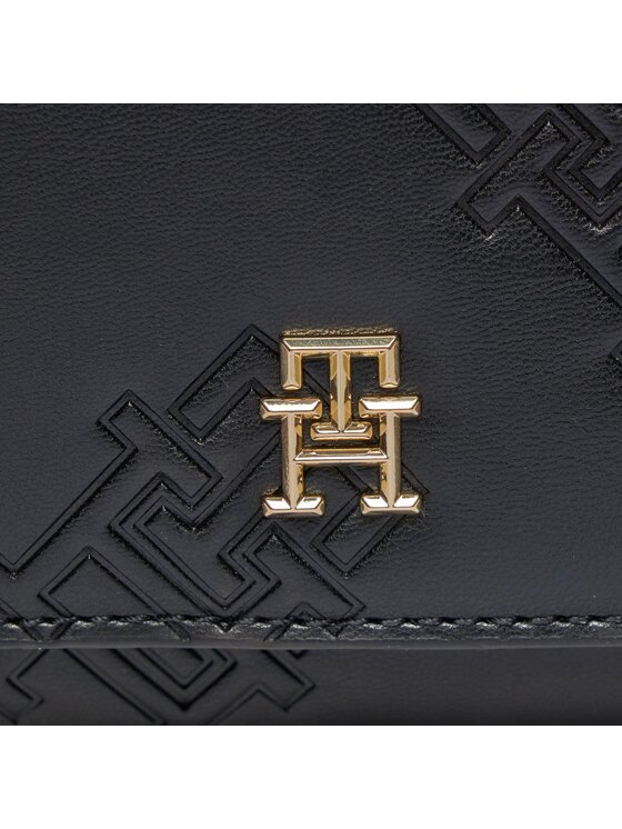Tommy Hilfiger Torbica Tommy Hilfiger Th Refined Crossover Mono AW0AW15727 Crna