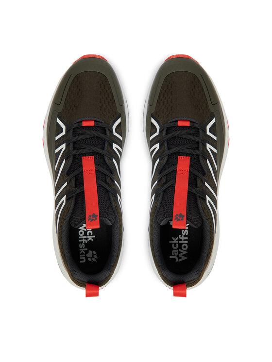 Jack Wolfskin Трекінгові черевики Jack Wolfskin Wild Hike Low M A65579 Зелений