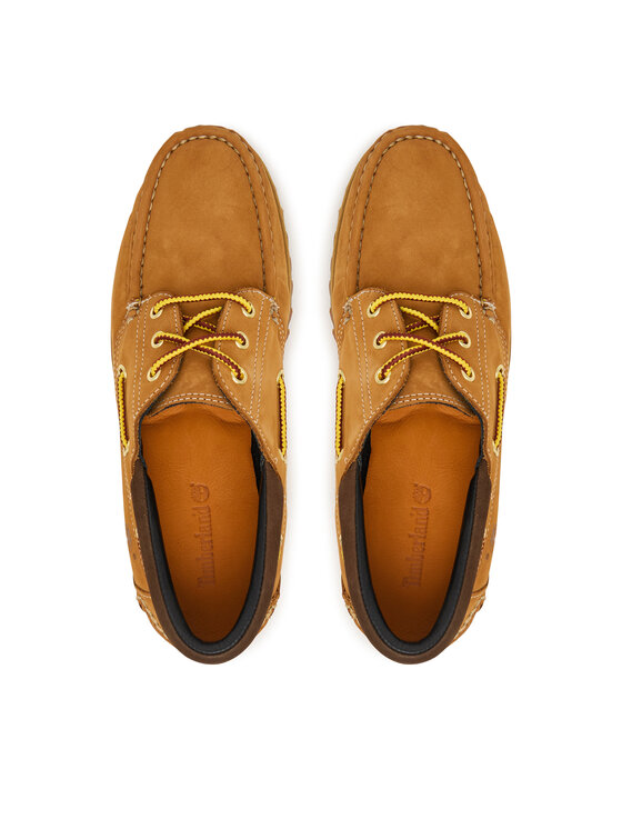 Timberland Pantofi Timberland Authentic Boat Shoe TB0A41Z77541 Maro deschis