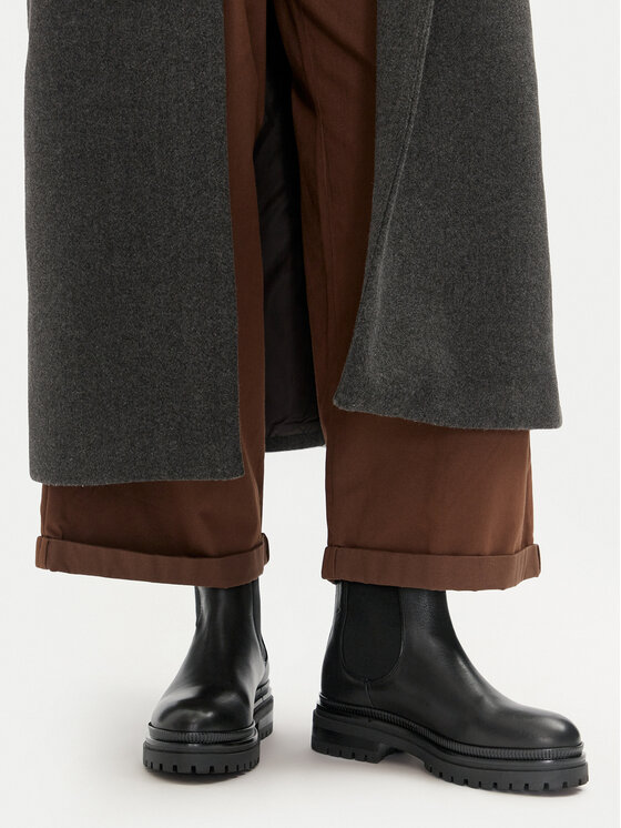 Weekend Max Mara Kotníková obuv s elastickým prvkem Weekend Max Mara Livrea 24257960346 Černá