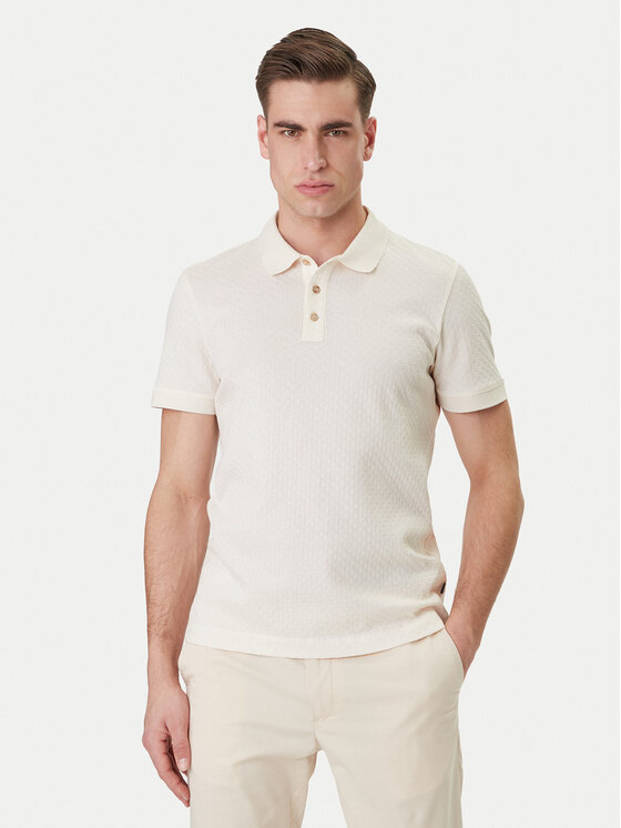 JOOP! JOOP! Polo Roni 10100056 30100501 Écru Regular Fit