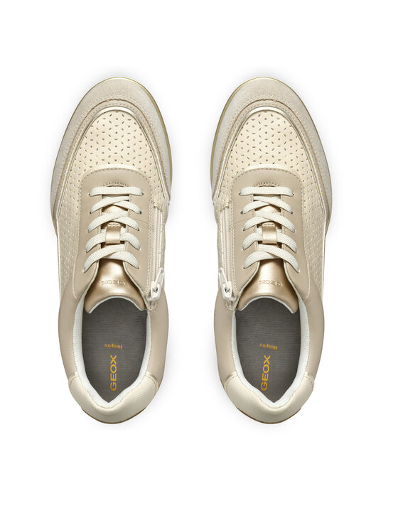 Geox Sneakersy Geox D Ilde D55RAB 05422 C5AH6 Beżowy