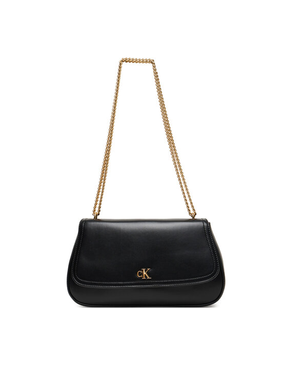 Calvin Klein Borsetta Calvin Klein Ck Convertible Chain Medium Bag LV04F3171G Nero