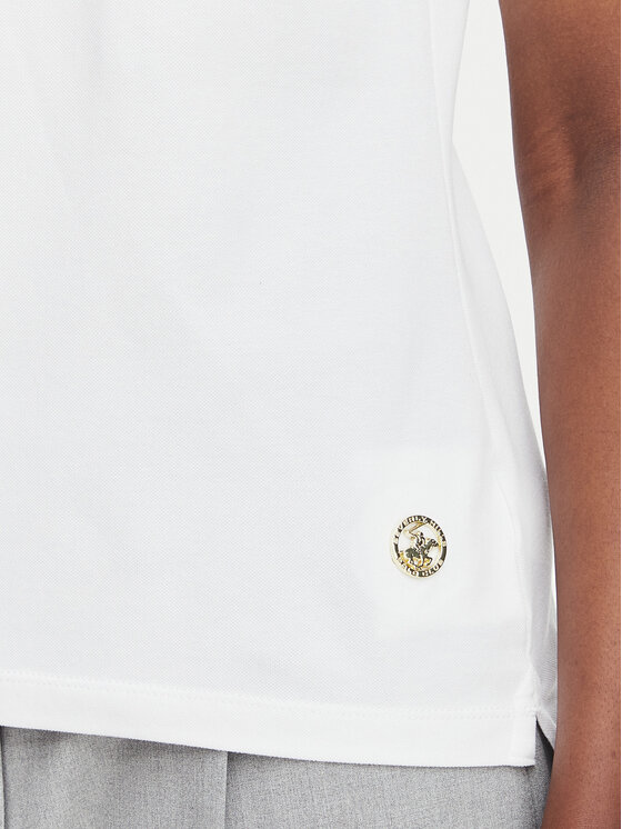 Beverly Hills Polo Club Beverly Hills Polo Club Polo L2602-HR Blanco Regular Fit