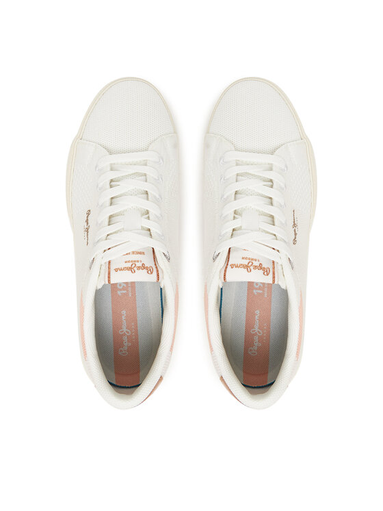 Pepe Jeans Снікерcи Pepe Jeans Kenton Knit PLS31601 Білий
