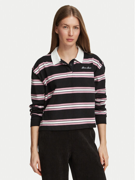 Guess Jeans Guess Jeans Polo W6BP07 K5473 Negro Regular Fit