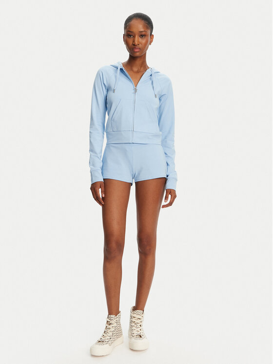 Juicy Couture Juicy Couture Pantalones cortos deportivos JCWHS125312 Azul claro Loose Fit