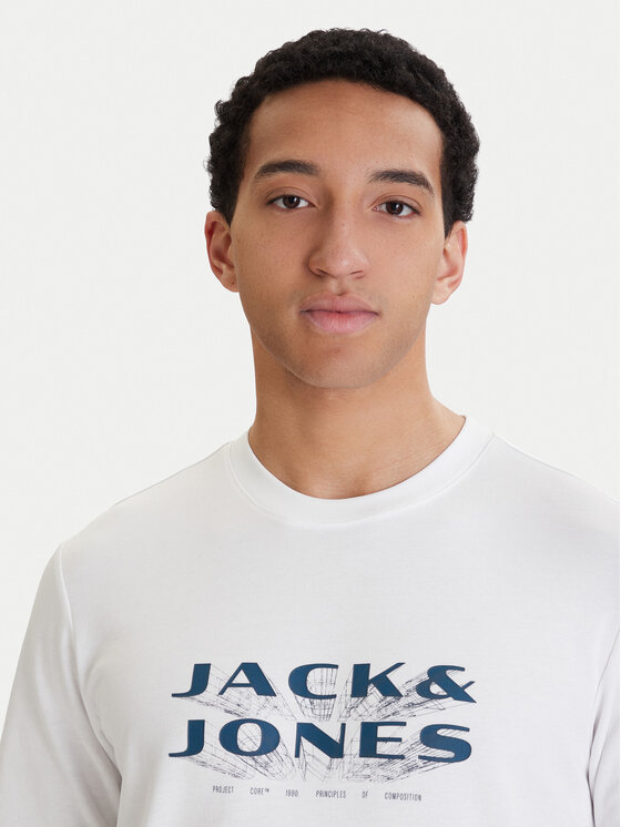 Jack & Jones Jack & Jones Camiseta Fusion 12289880 Blanco Regular Fit