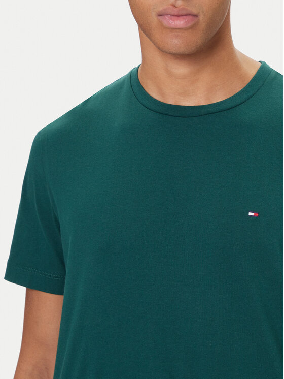 Tommy Hilfiger Tommy Hilfiger Camiseta Ess Seasonal MW0MW39995 Verde Regular Fit