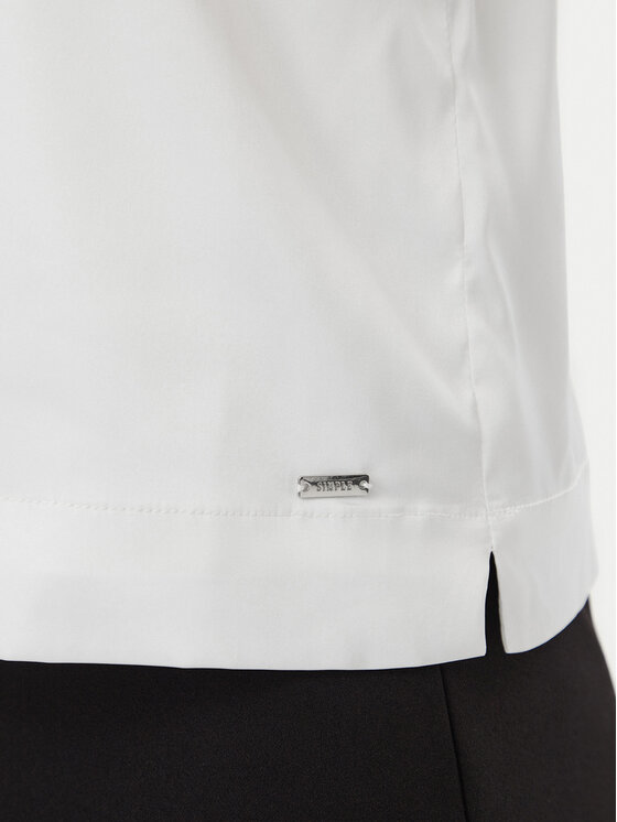 Simple Simple Top 62TSLED102 Blanco Regular Fit
