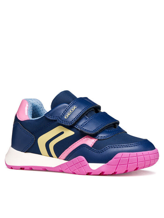 Geox Sneakersy Geox J Rann-E Girl J65P8A 0FU54 C4RE8 M Granatowy