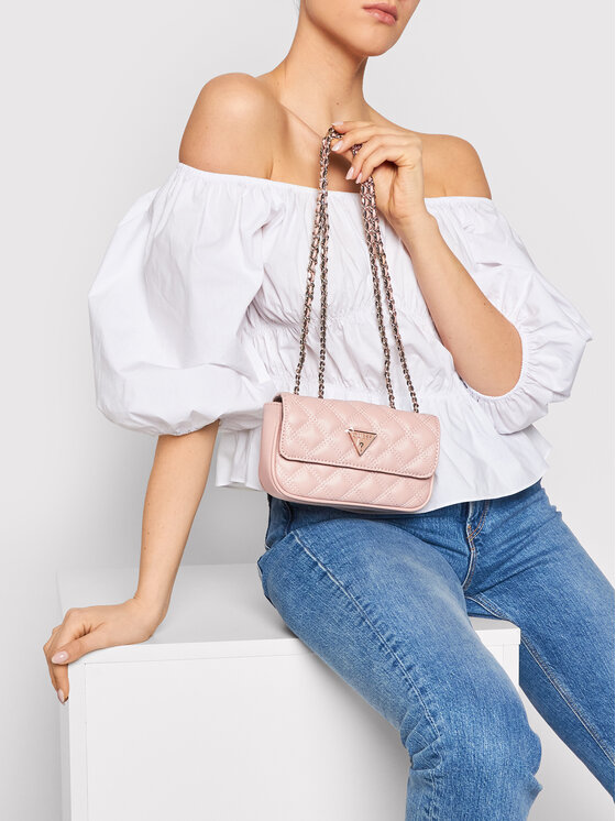 Guess Ročna torba Guess Cassily (EV) Mini HWEV76 79780 Roza
