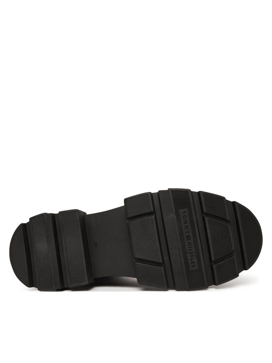 Tommy Hilfiger Kotníková obuv s elastickým prvkem Tommy Hilfiger Shiny FW0FW09042 Hnědá