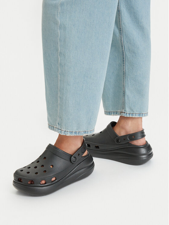 Crocs Iešļūcenes Crocs Classic Crush Clog 207521 Melns