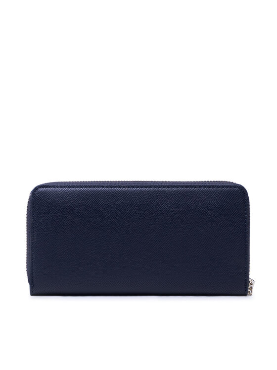 Tommy Hilfiger Portfel Tommy Hilfiger Honey Lrg Za Wallet AW0AW10539 Granatowy