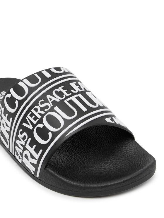 Versace Jeans Couture Шльопанці Versace Jeans Couture 79YA3SQ1 71352 899 Чорний