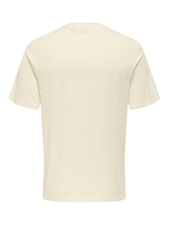 Only & Sons Only & Sons Футболка Magdy 22029454 Білий Regular Fit