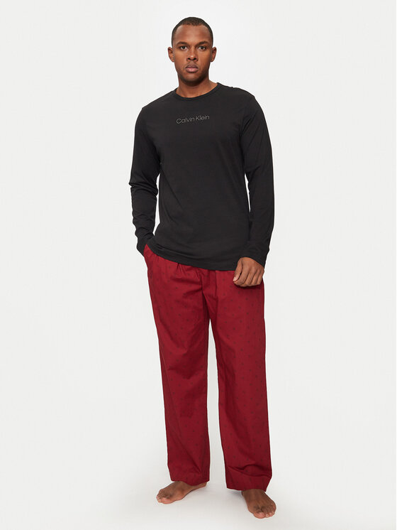 Calvin Klein Underwear Calvin Klein Underwear Pidžama hlače 000NM2781E Crvena Relaxed Fit