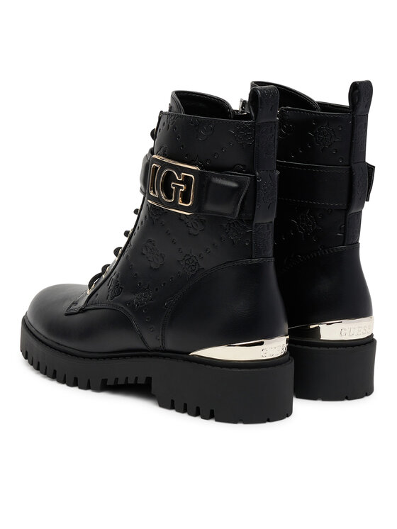 Guess Trapper stila apavi Guess FLTORA FAL10 Melns