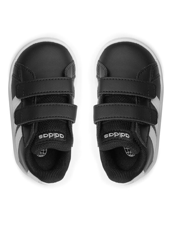 adidas Снікерcи adidas Grand Court Lifestyle Hook and Loop Shoes GW6523 Чорний