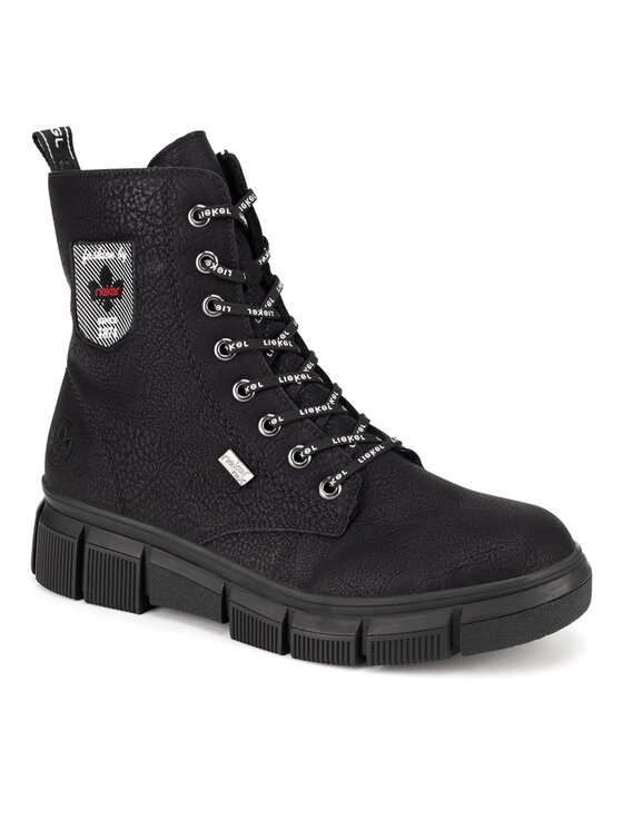 Rieker Botines planos Rieker X3410-00 Negro