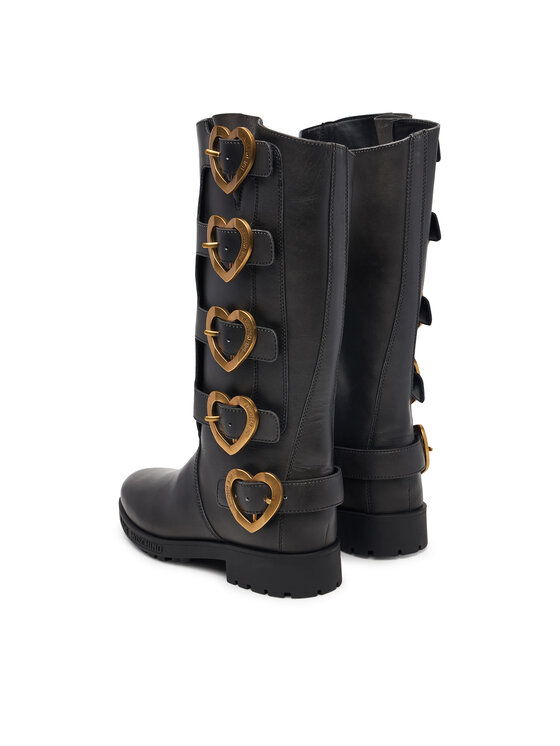 LOVE MOSCHINO Čižmy LOVE MOSCHINO JA26134G0PIJ0000 Čierna