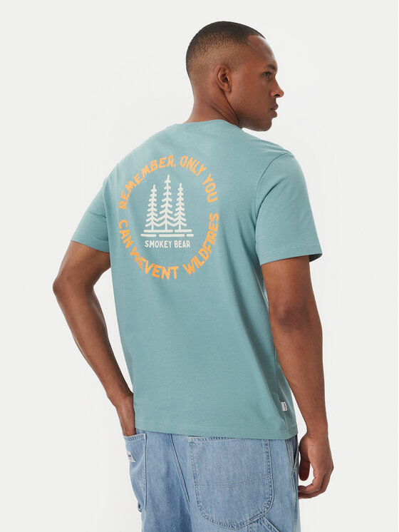 Element Element Camiseta SBXE Remember ELYZT00489 Turquesa Regular Fit