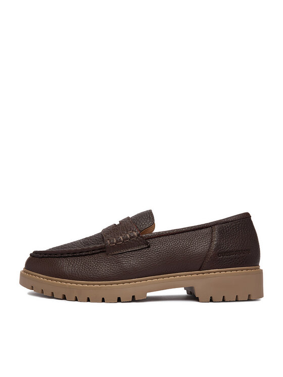 Guess Jeans Loafersy Guess Jeans EO-FOX-04 MI08 Hnědá