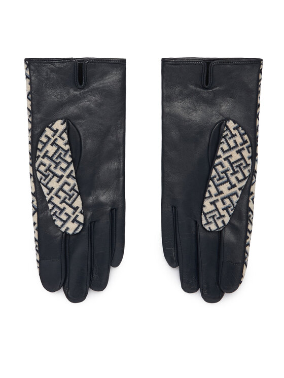 Tommy Hilfiger Guantes Tommy Hilfiger Th Monogram Jacq AW0AW19134 Negro
