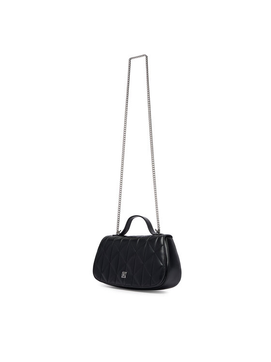 Calvin Klein Τσάντα Calvin Klein Quilted Top Handle Chain Bag LV04F3410G Μαύρο