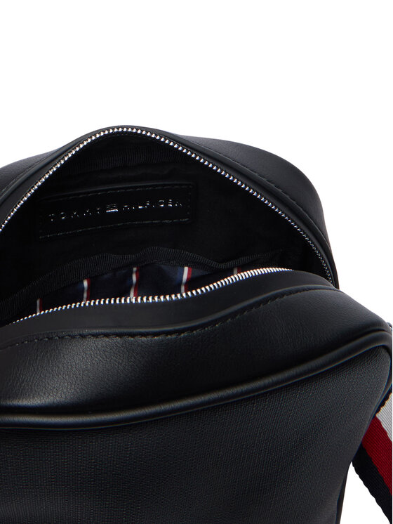 Tommy Hilfiger Brašna Tommy Hilfiger Th Textured Mini Reporter AM0AM14701 Černá