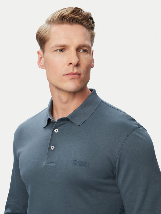 Calvin Klein Calvin Klein Polo Supima LV04LH240G Gris oscuro Slim Fit