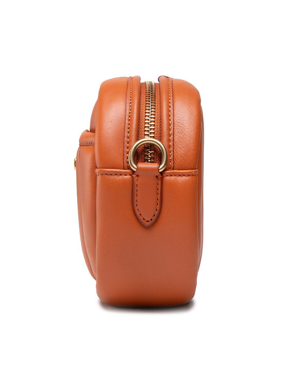 Coach Ročna torba Coach Qtl Ltr Cam Bag C4814 Oranžna