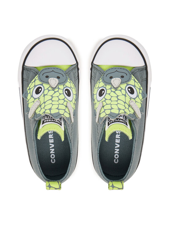 Converse Кеди Converse Chuck Taylor All Star One Strap Dinos Easy-On A15901C Сірий