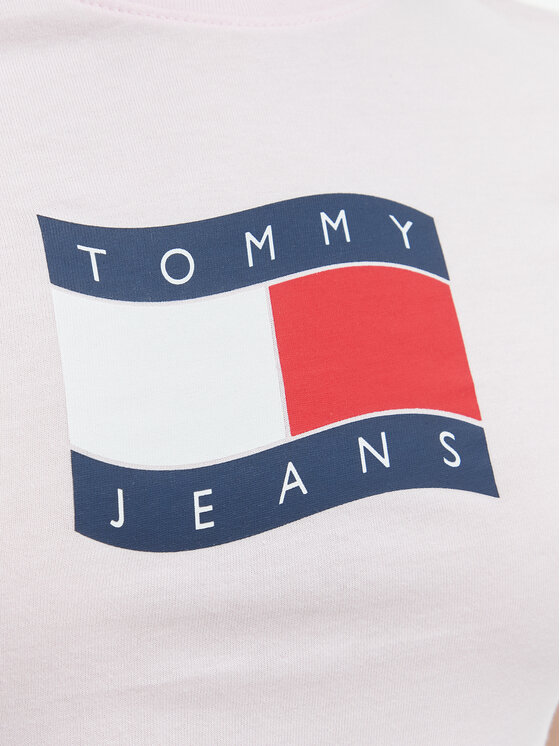 Tommy Jeans Tommy Jeans Camiseta DW0DW22781 Rosa Regular Fit