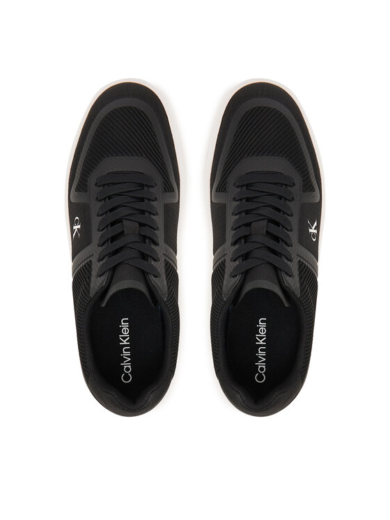 Calvin Klein Sneakers Calvin Klein Claccic Cups Laceup Knit HM0HM02130 Nero