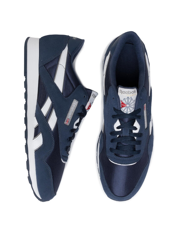 Sneakersy Reebok Cl Nylon FV1595 Granatowy | Eobuwie.com.pl
