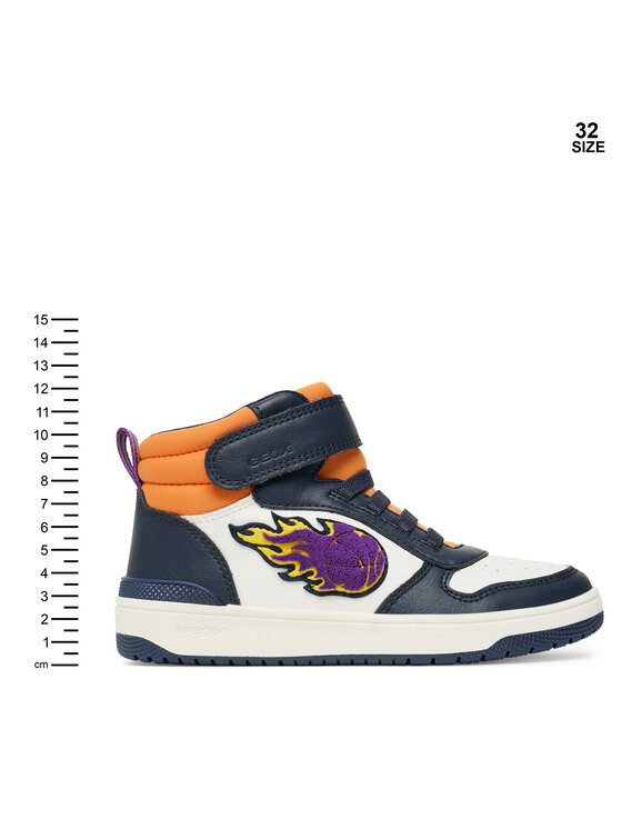 Geox Sneakersy Geox J Washiba J56LQC 054FU C0899 S Biela