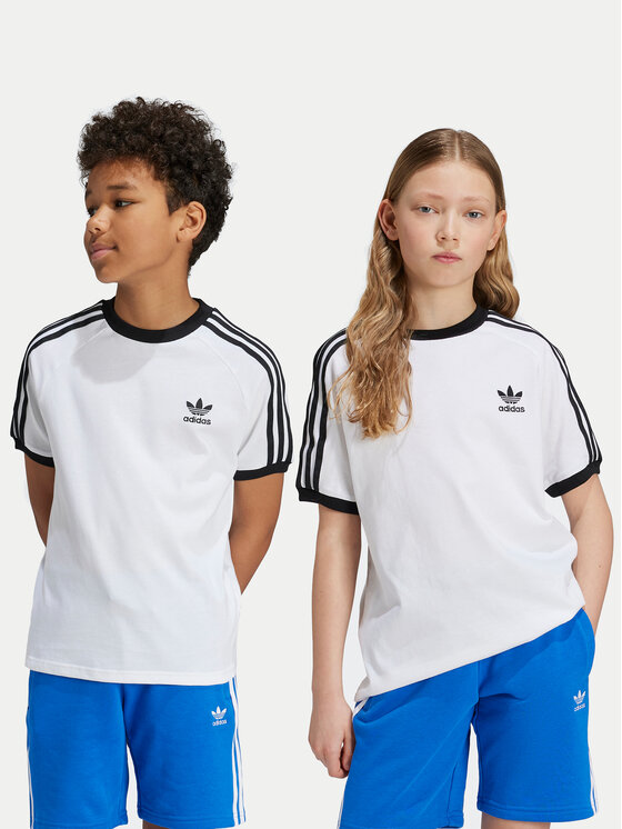 adidas adidas Футболка 3-Stripes JE0515 Білий Regular Fit