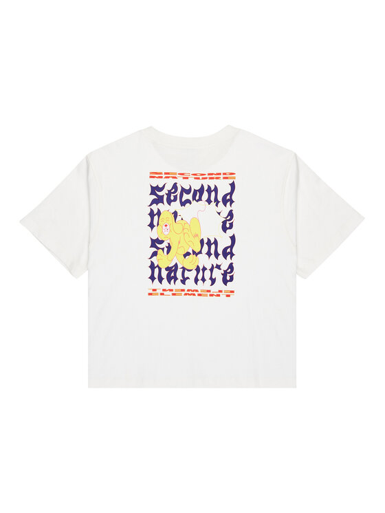 Element Element Camiseta Second Nature W ELJZT00142 Blanco Relaxed Fit